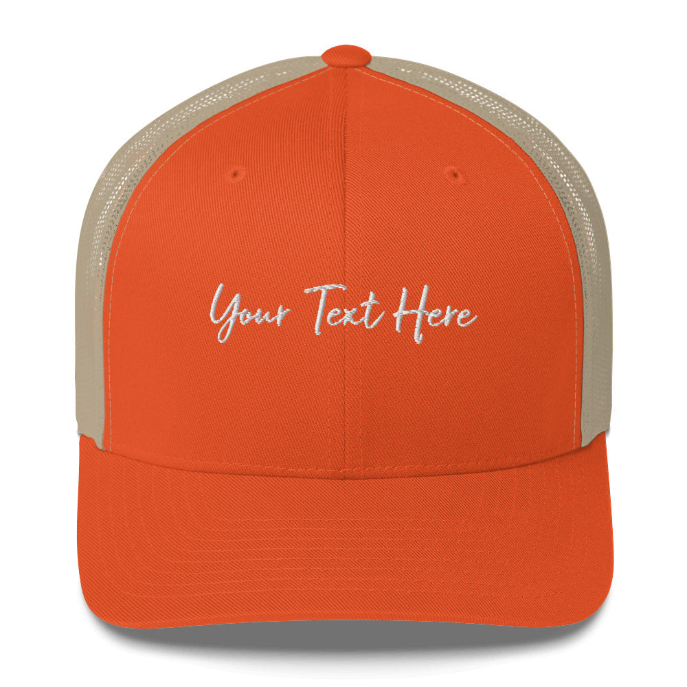Customizable Trucker Cap - Embroidery