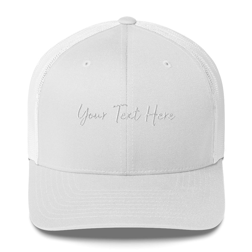 Customizable Trucker Cap - Embroidery