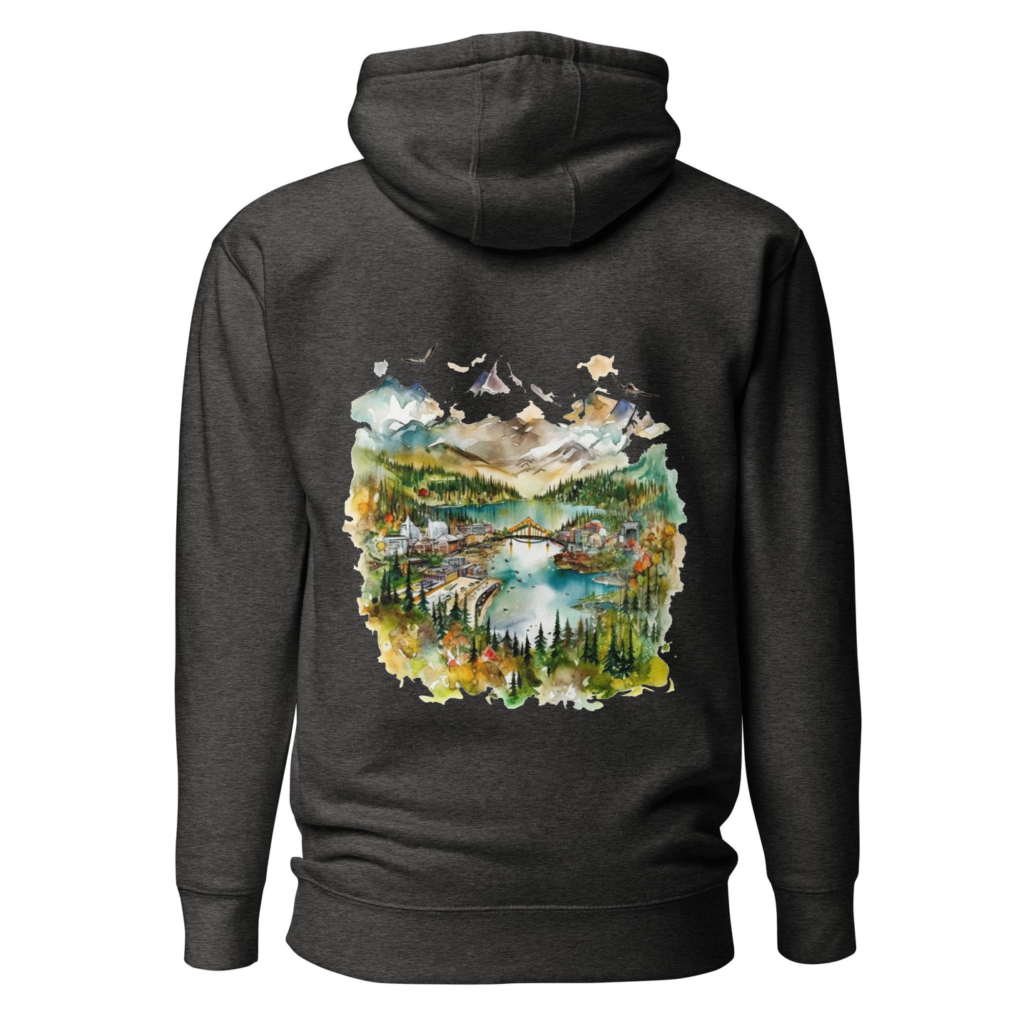 Customizable Hoodie - Embroidery & Back Graphic