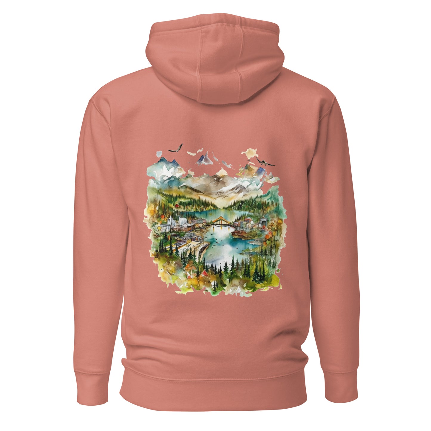 Customizable Hoodie - Embroidery & Back Graphic