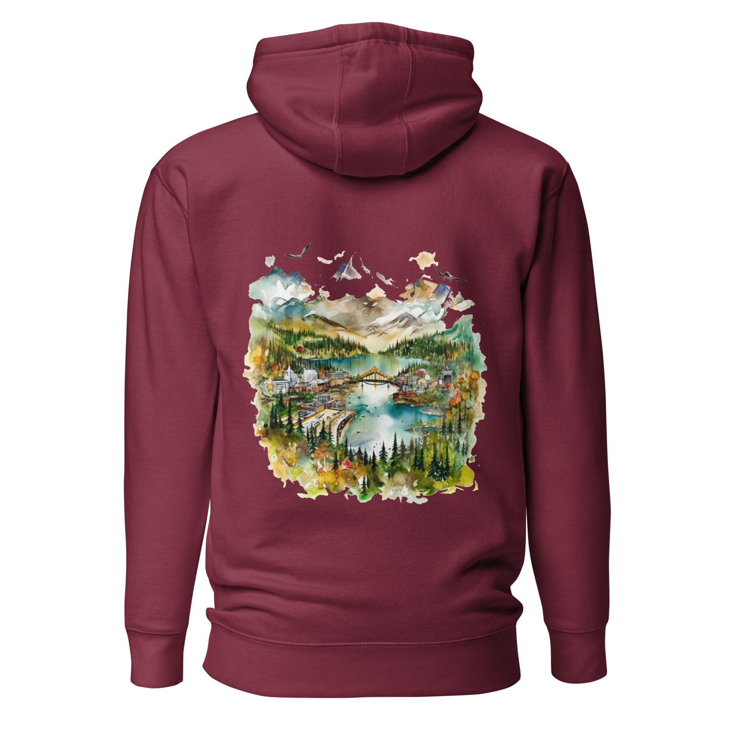 Customizable Hoodie - Embroidery & Back Graphic