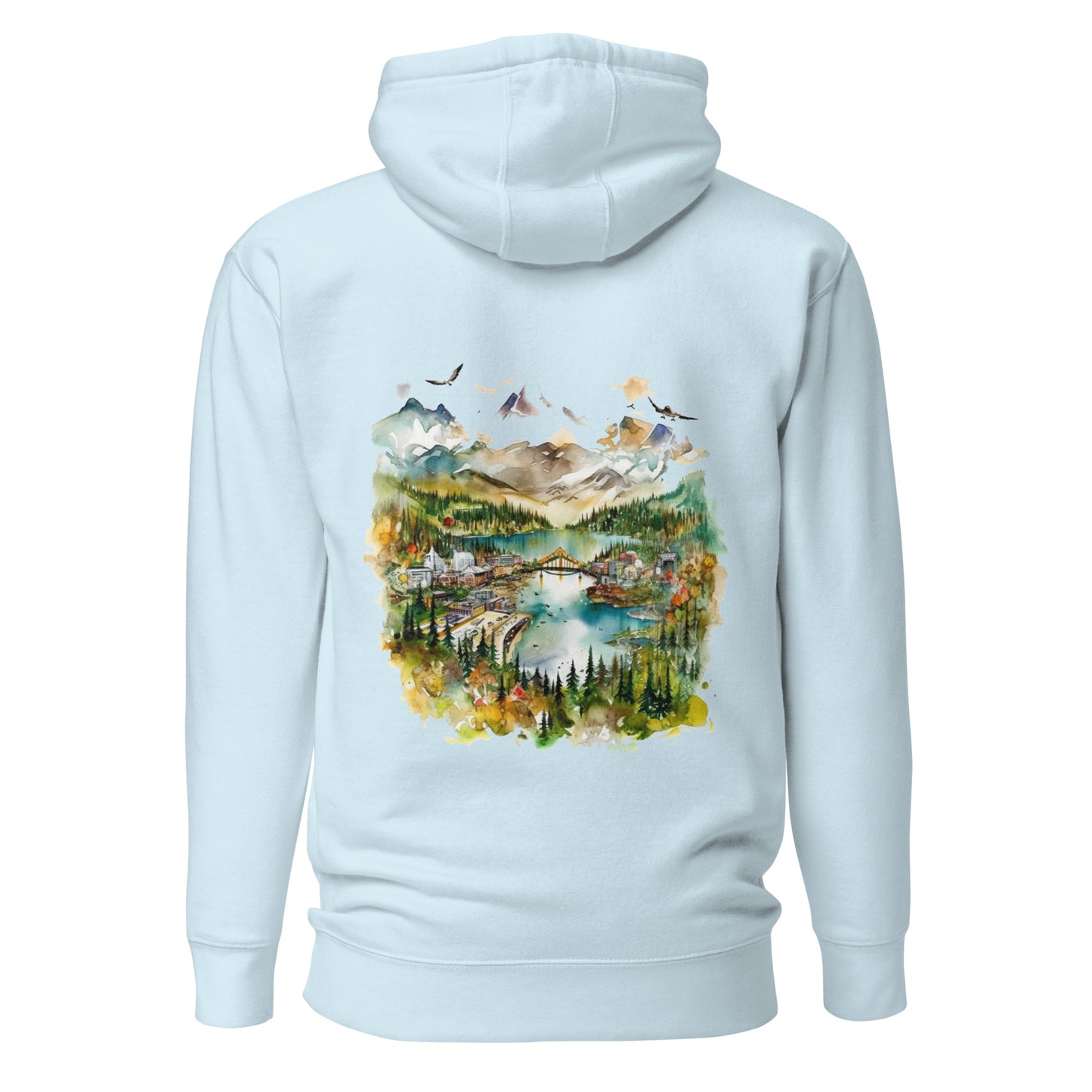 Customizable Hoodie - Embroidery & Back Graphic