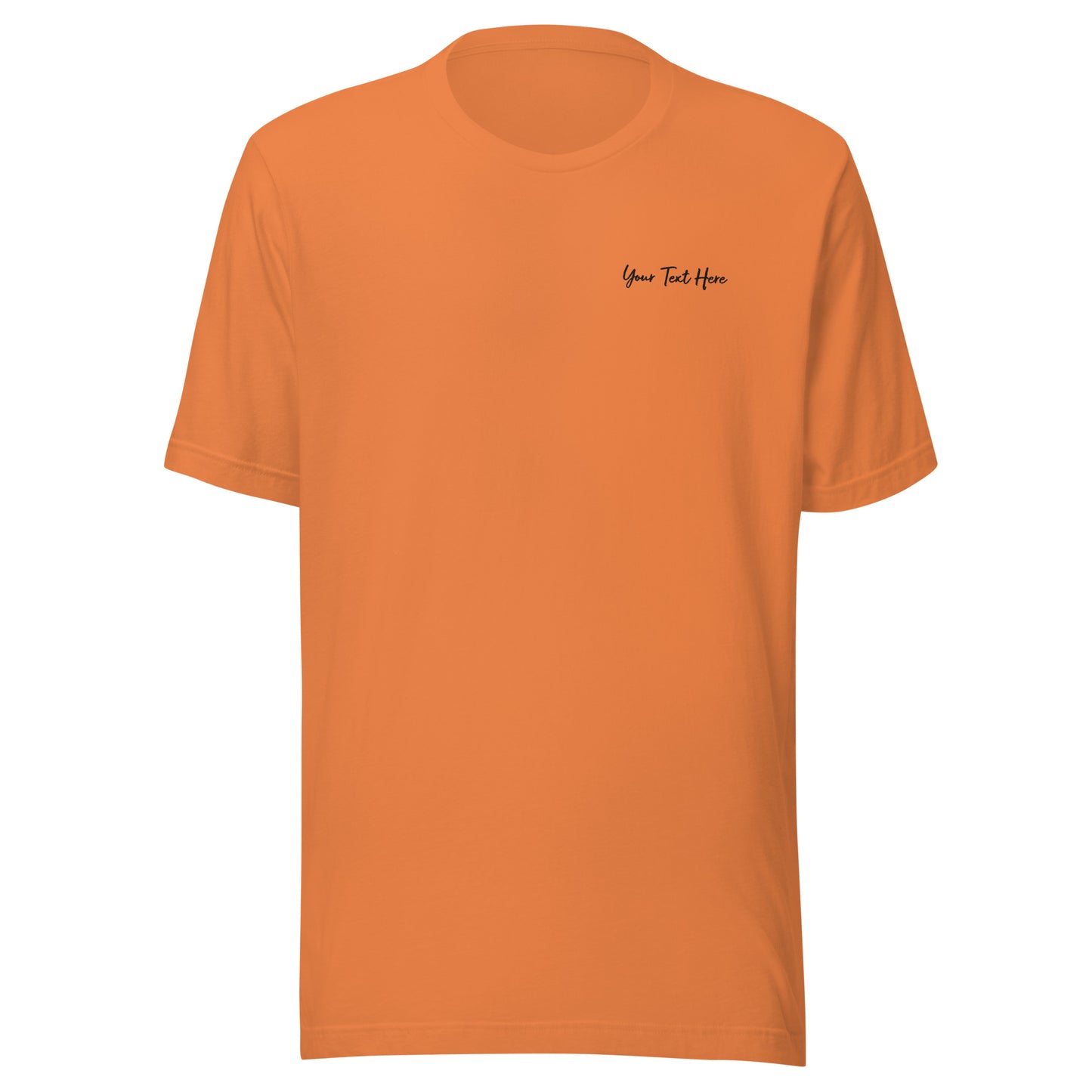Customizable T-Shirt - Embroidery & Back Graphic (Color Palette 2/3)