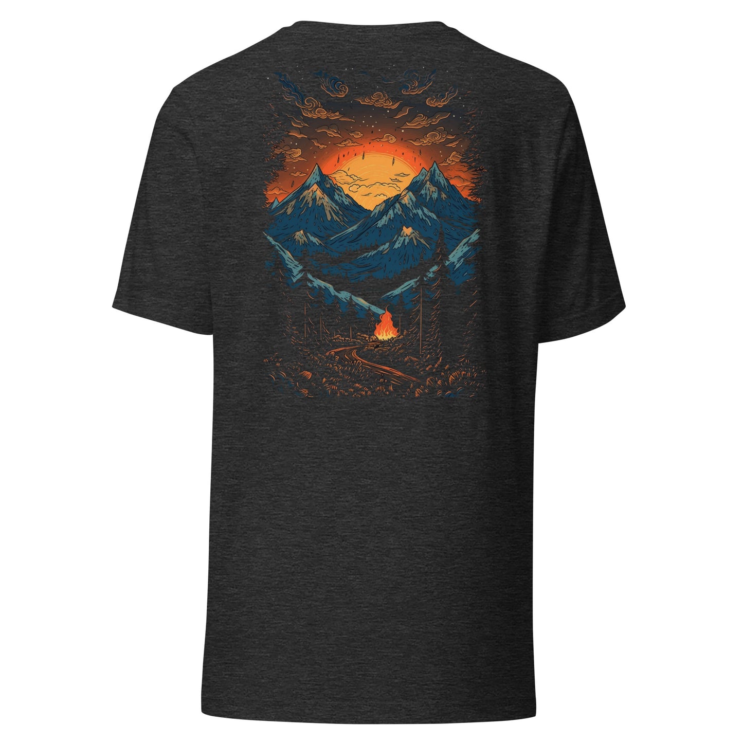Customizable T-Shirt - Embroidery & Back Graphic (Color Palette 1/3)