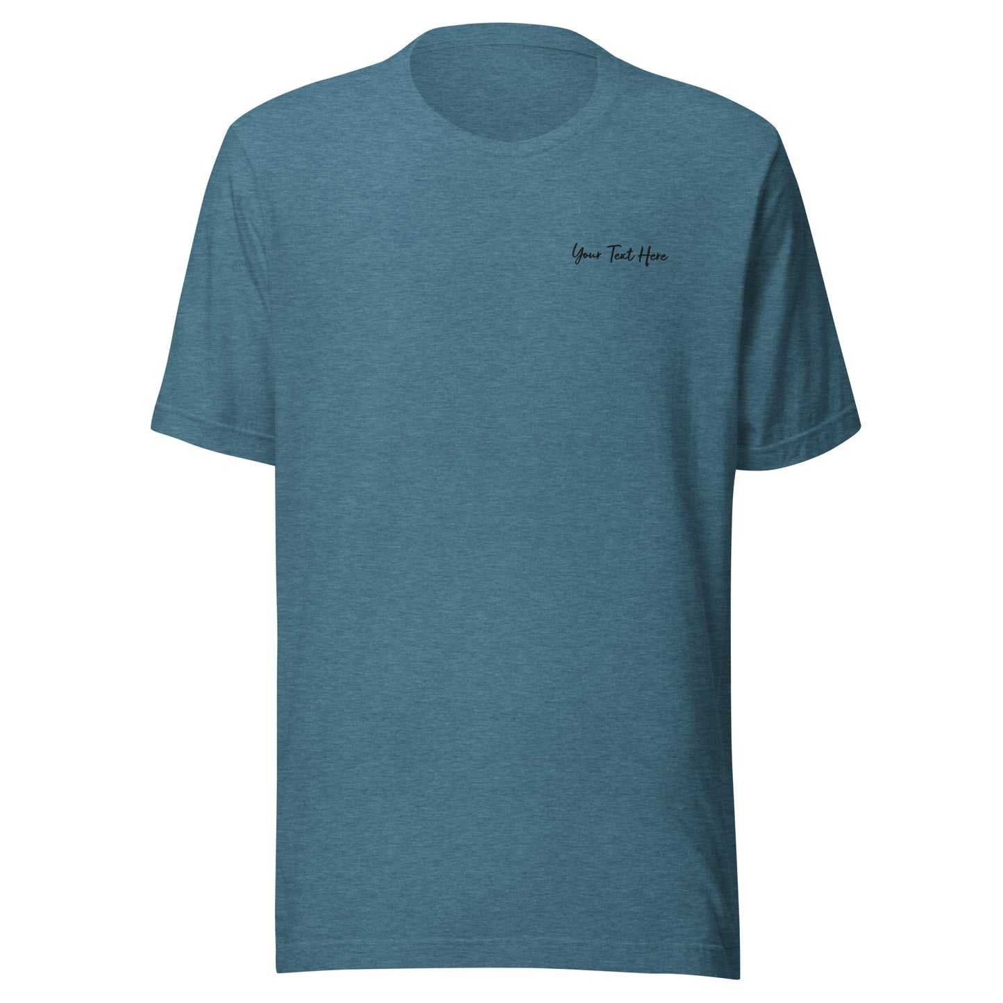 Customizable T-Shirt - Embroidery & Back Graphic (Color Palette 2/3)