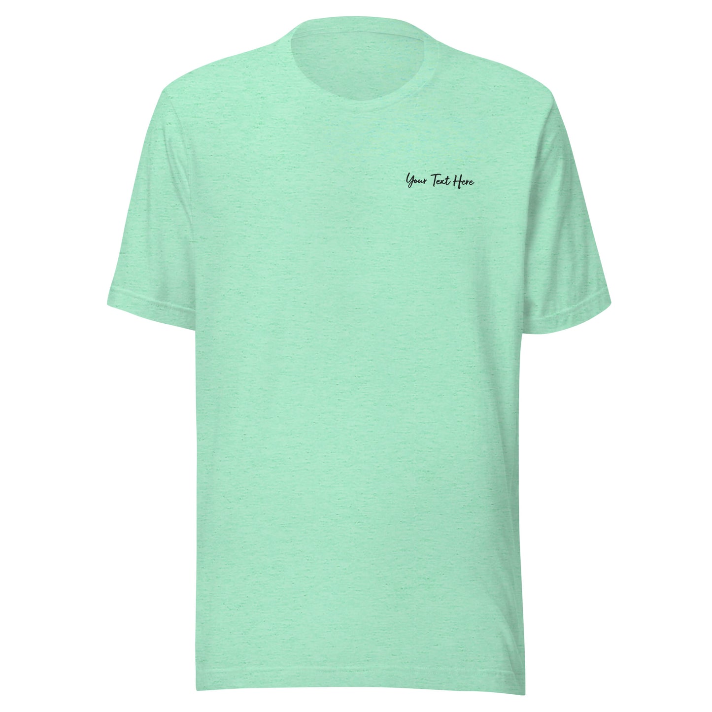 Customizable T-Shirt - Embroidery & Back Graphic (Color Palette 3/3)