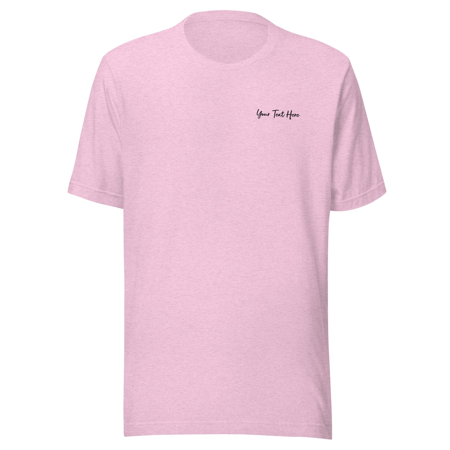 Customizable T-Shirt - Embroidery & Back Graphic (Color Palette 2/3)