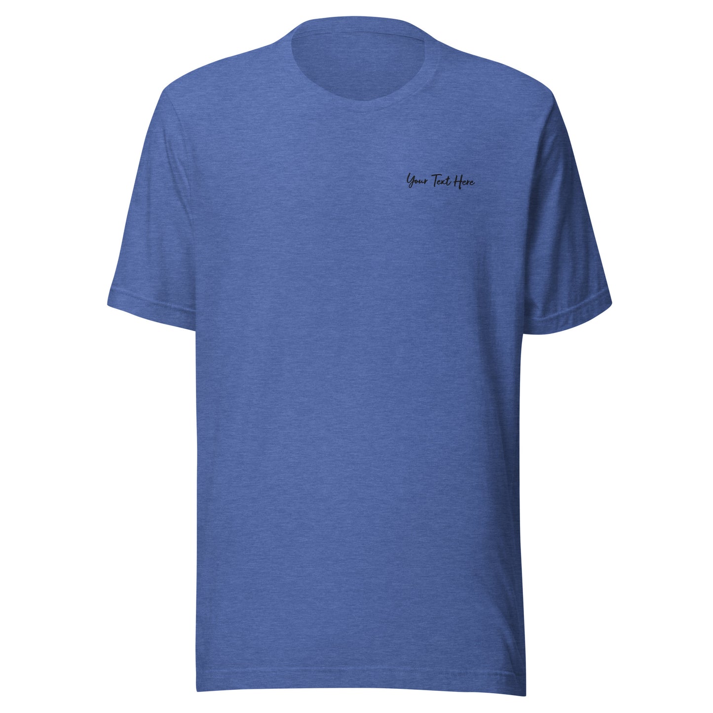 Customizable T-Shirt - Embroidery & Back Graphic (Color Palette 2/3)