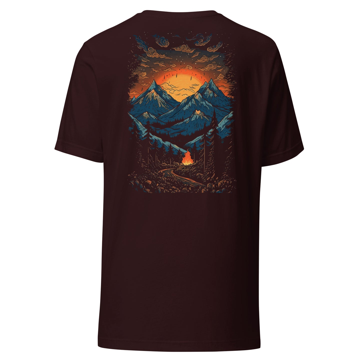 Customizable T-Shirt - Embroidery & Back Graphic (Color Palette 1/3)