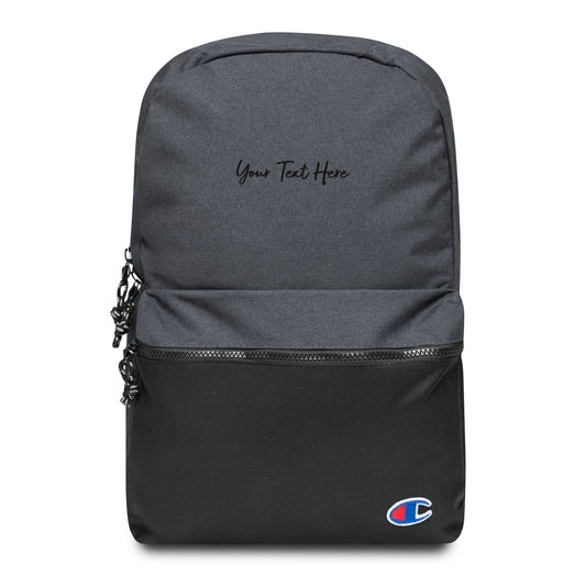 Customizable Champion Backpack - Embroiderey