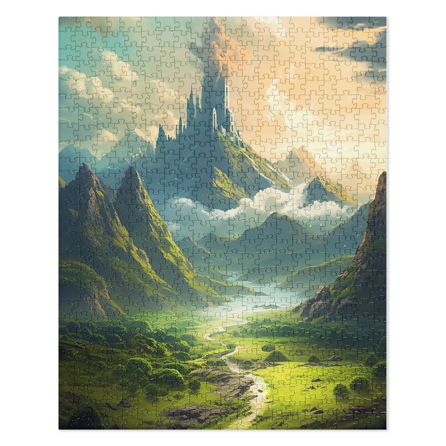 Customizable Jigsaw Puzzle (Vertically)