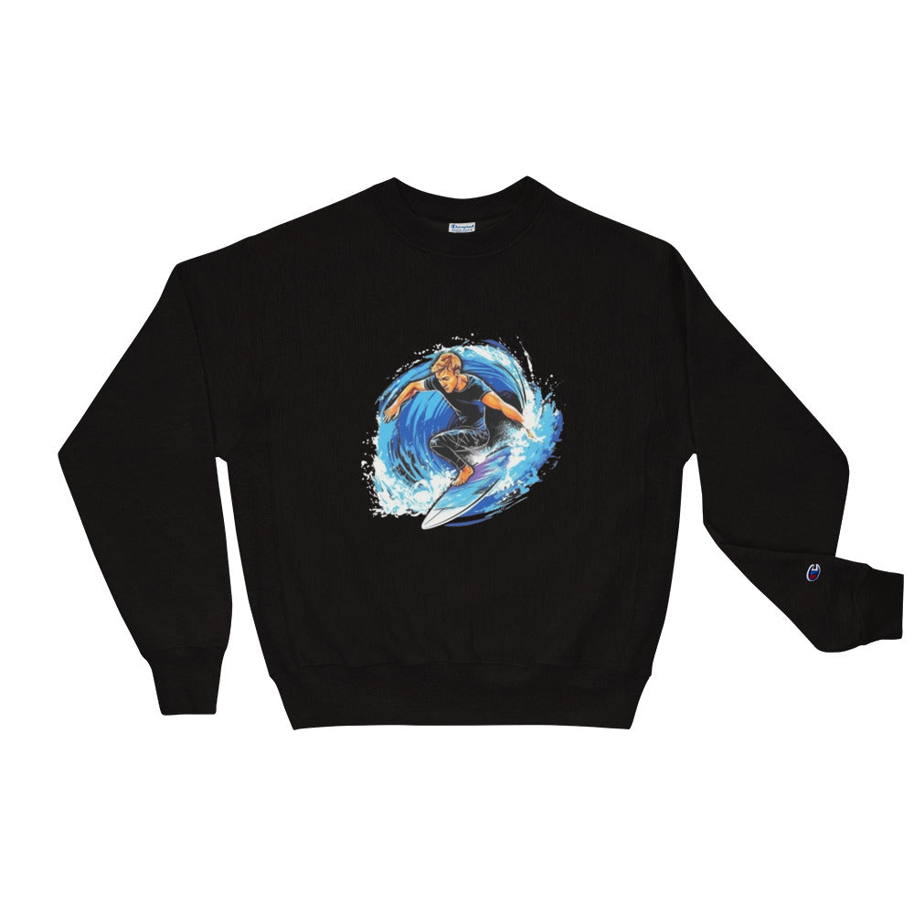 Customizable Champion Sweatshirt Crewneck - Front Graphic