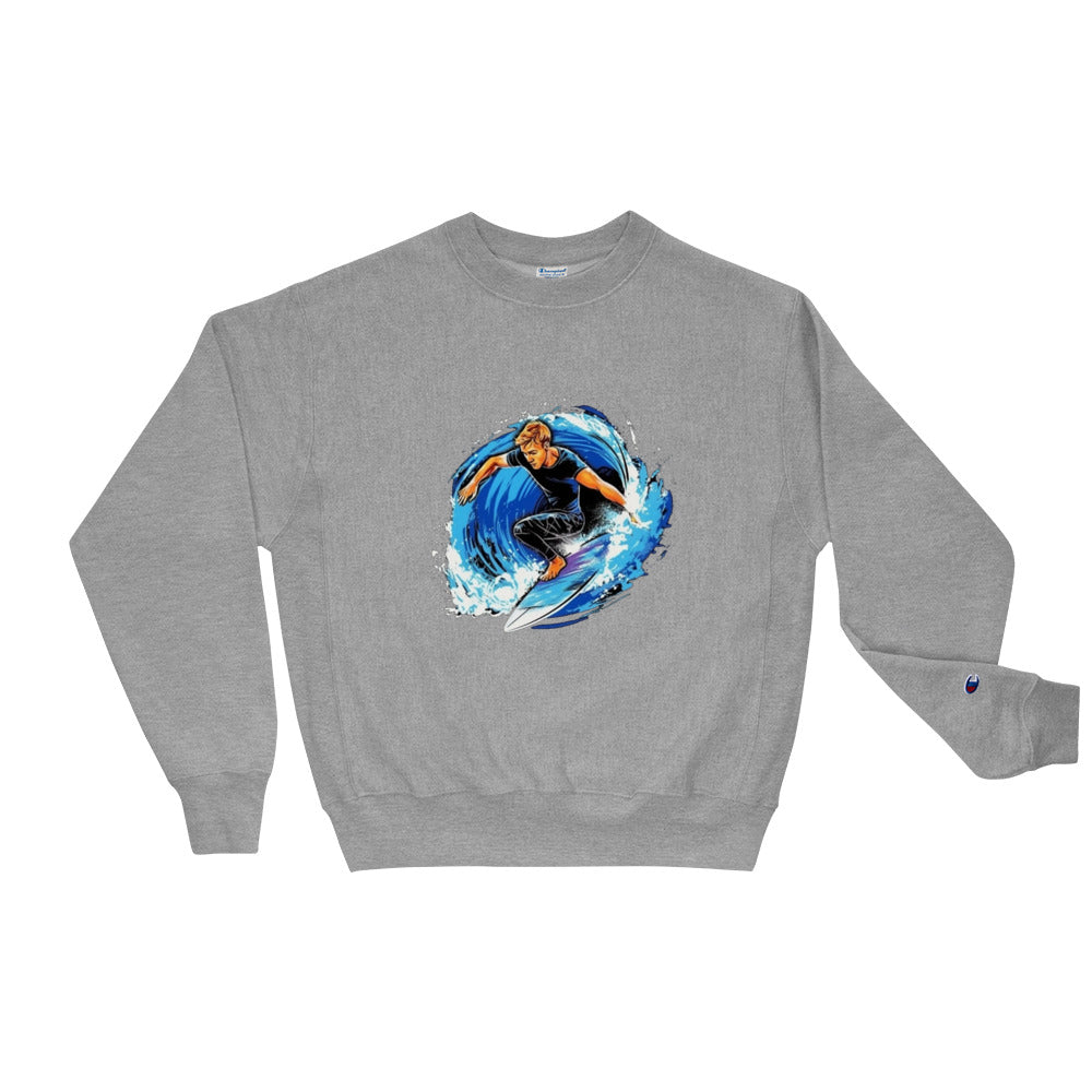 Customizable Champion Sweatshirt Crewneck - Front Graphic