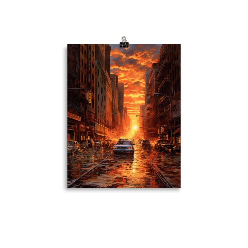 Customizable Photo Paper Poster (Vertically)