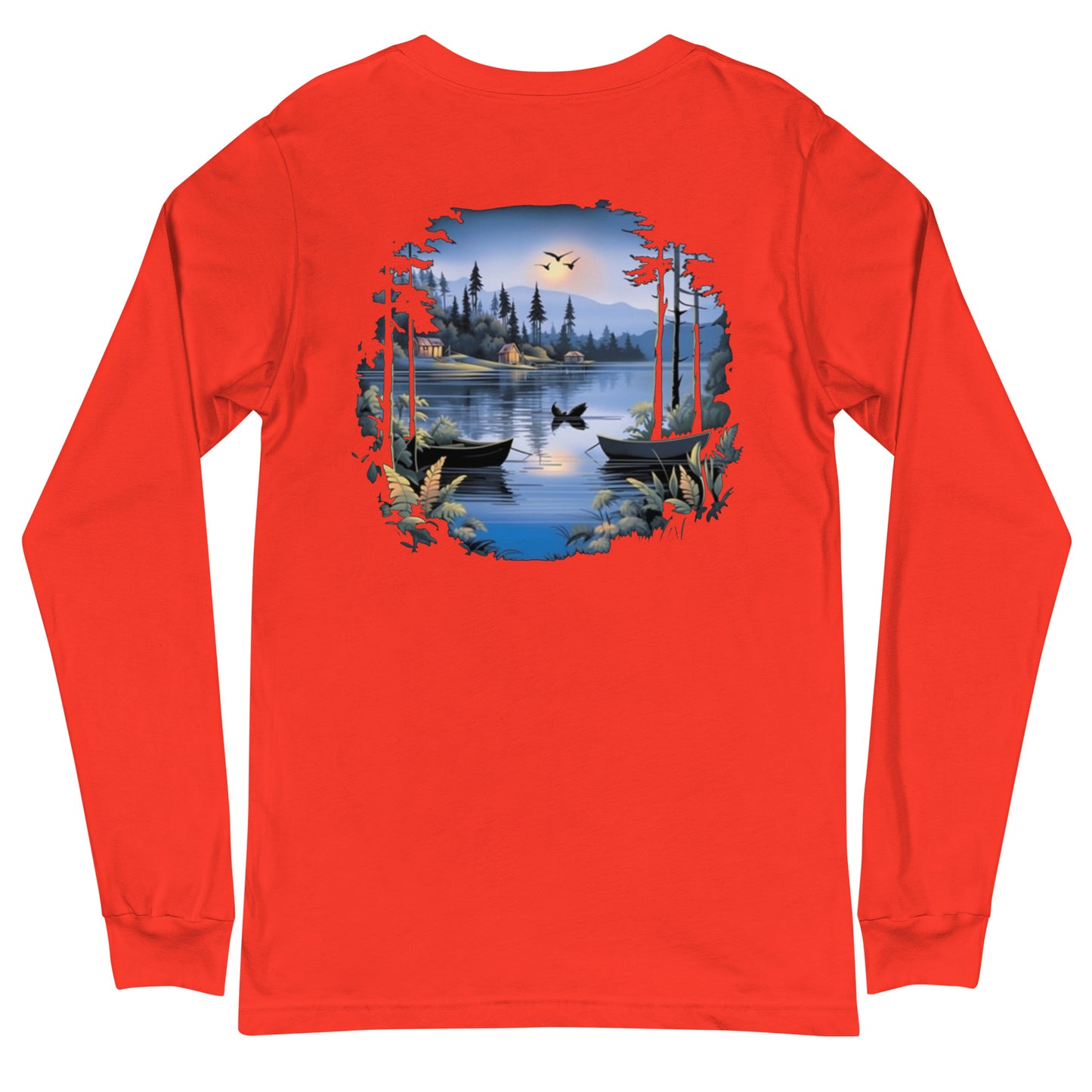 Customizable Long Sleeve Tee - Back Graphic