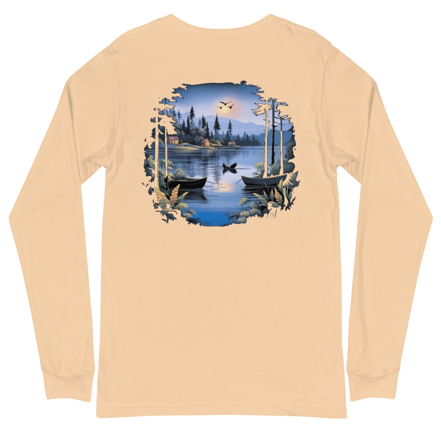 Customizable Long Sleeve Tee - Back Graphic