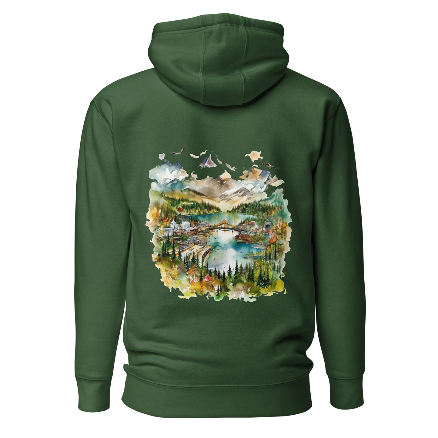 Customizable Hoodie - Embroidery & Back Graphic
