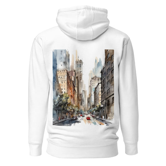 New York White - Watercolor (Alternative Design)