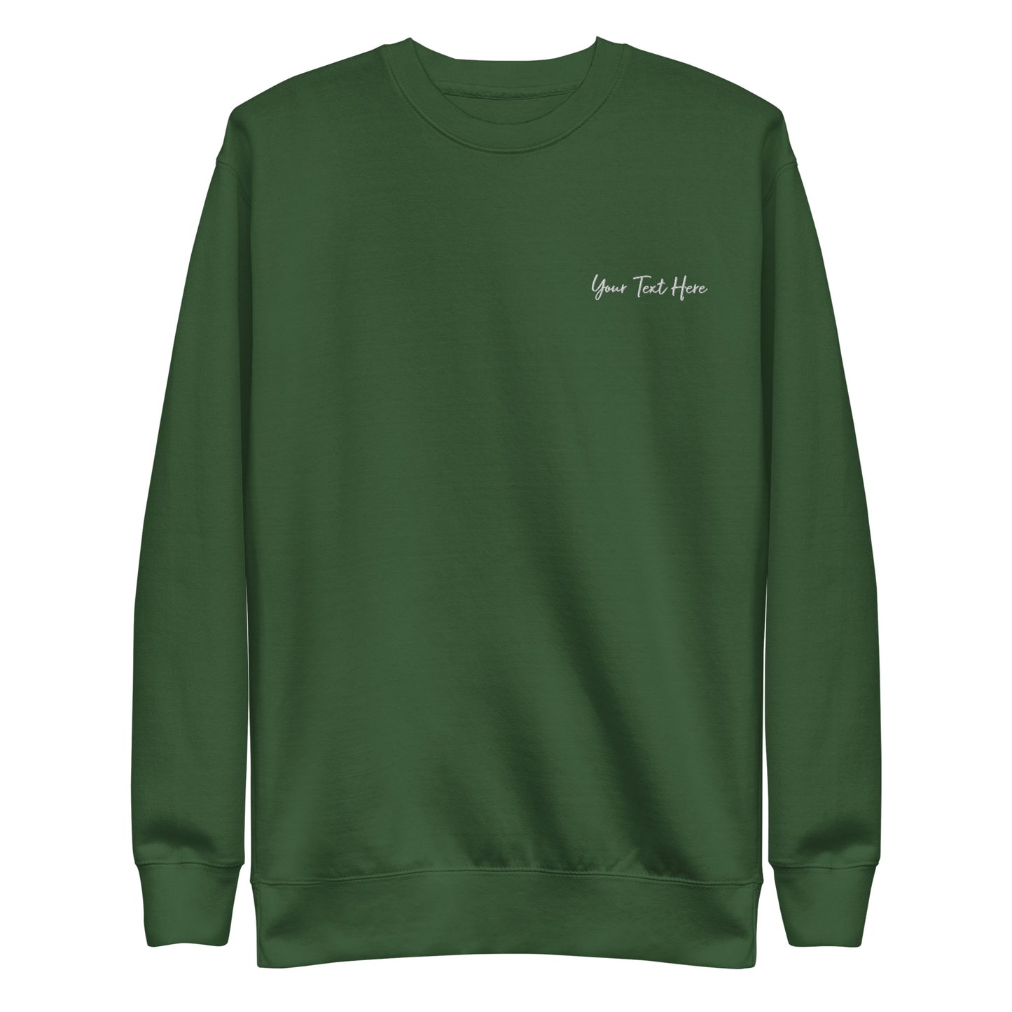 Customizable Crewneck Sweatshirt - Embroidery