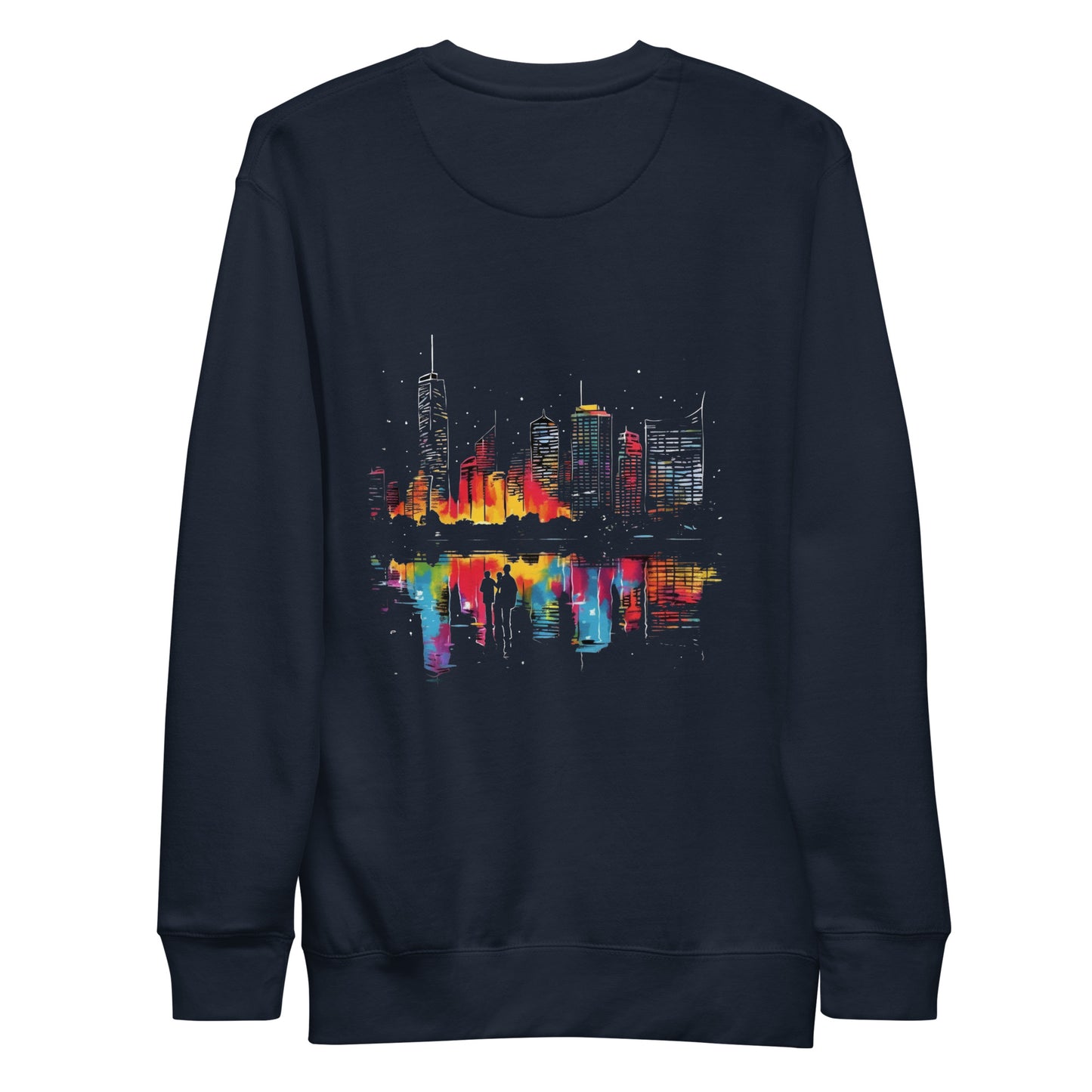 Customizable Crewneck Sweatshirt - Embroidery & Back Graphic