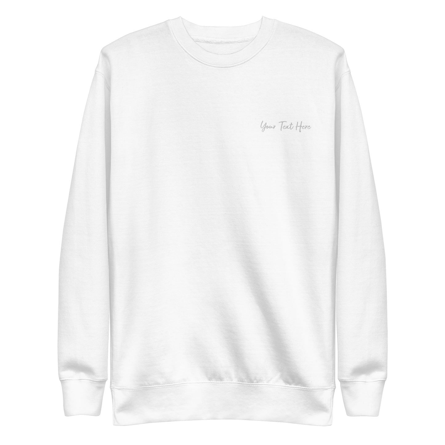 Customizable Crewneck Sweatshirt - Embroidery