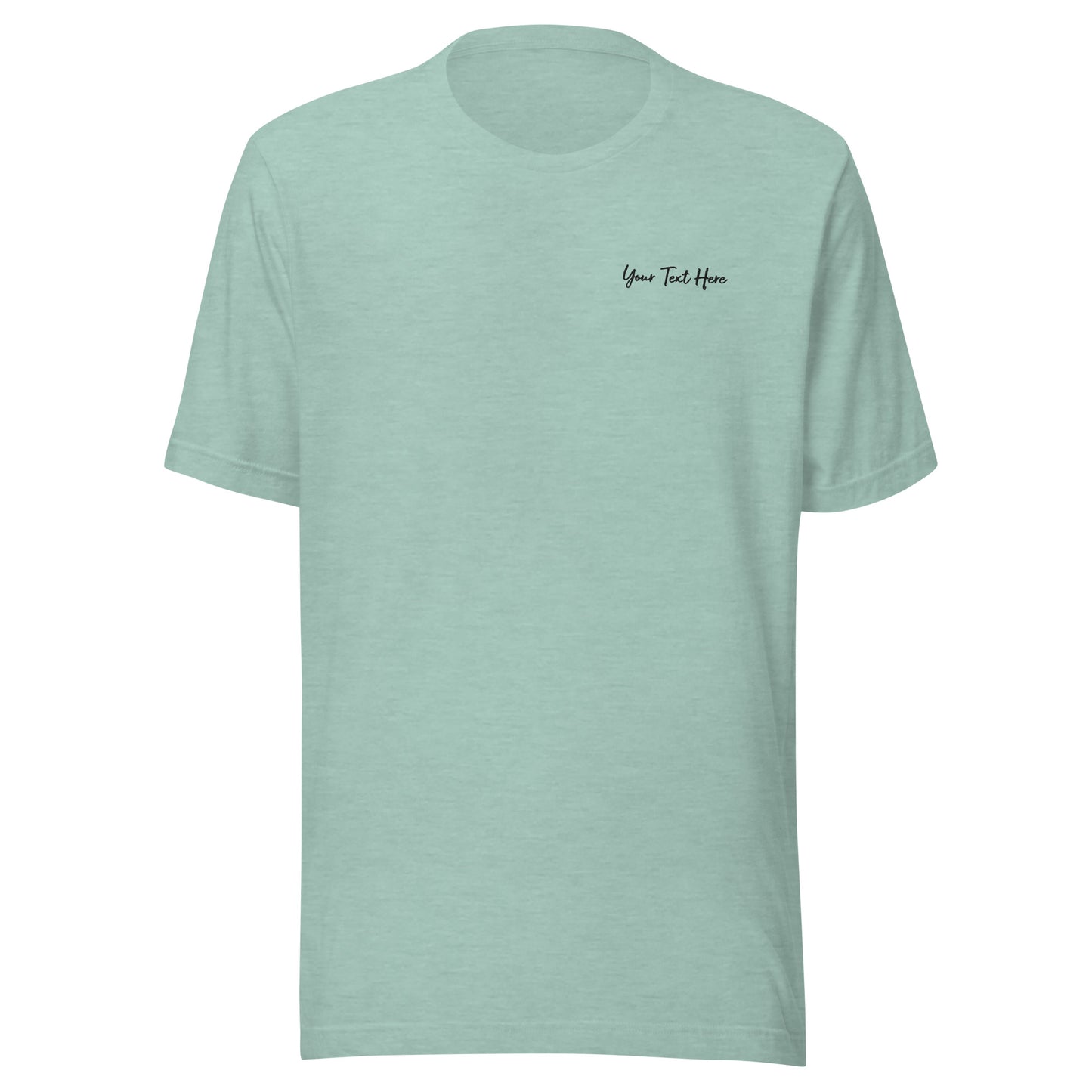 Customizable T-Shirt - Embroidery & Back Graphic (Color Palette 3/3)