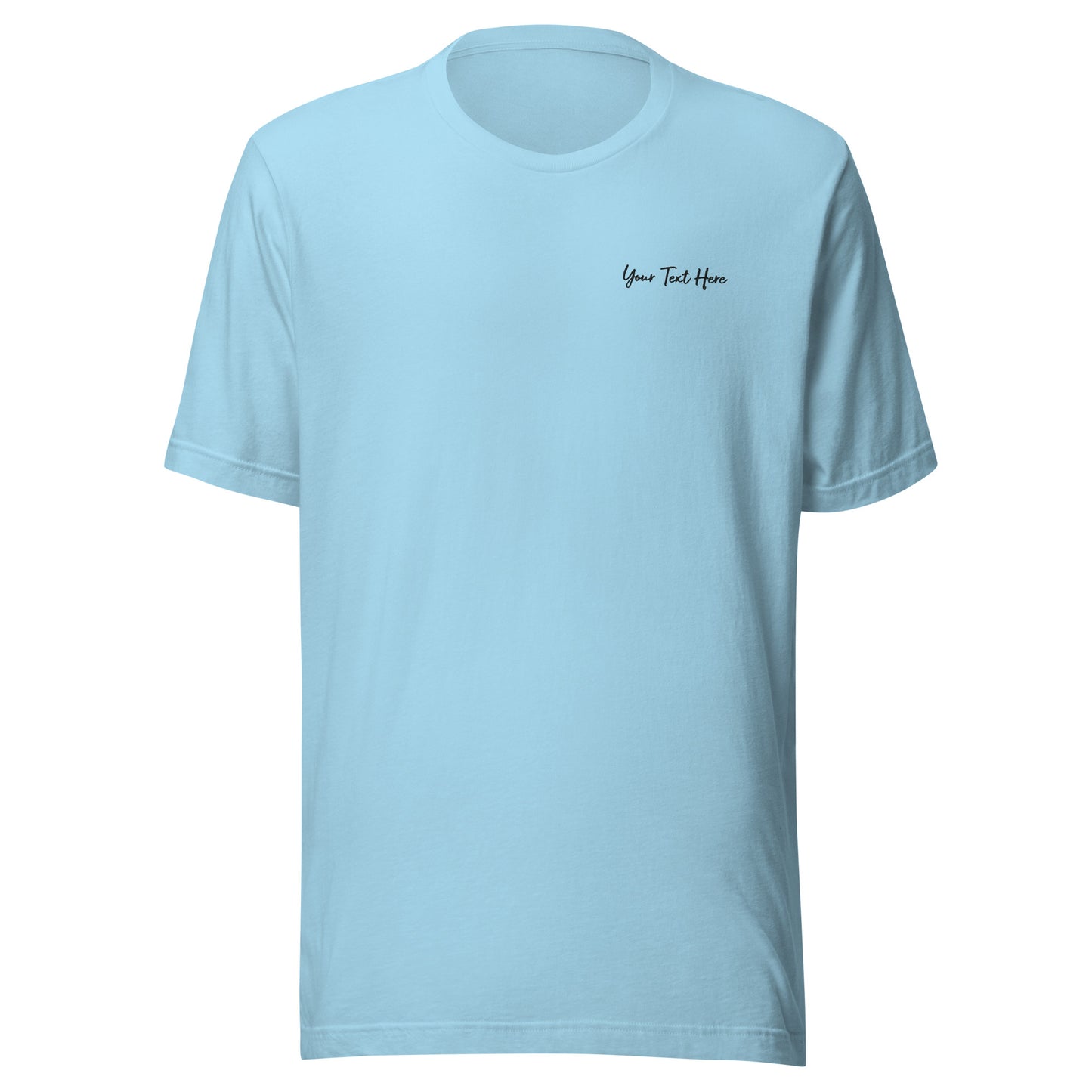 Customizable T-Shirt - Embroidery & Back Graphic (Color Palette 3/3)