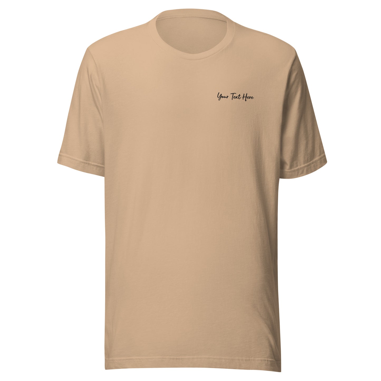 Customizable T-Shirt - Embroidery & Back Graphic (Color Palette 3/3)